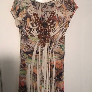 Exotic color dress